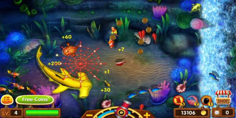 Trò chơi bắn cá Jackpot thưởng khủng